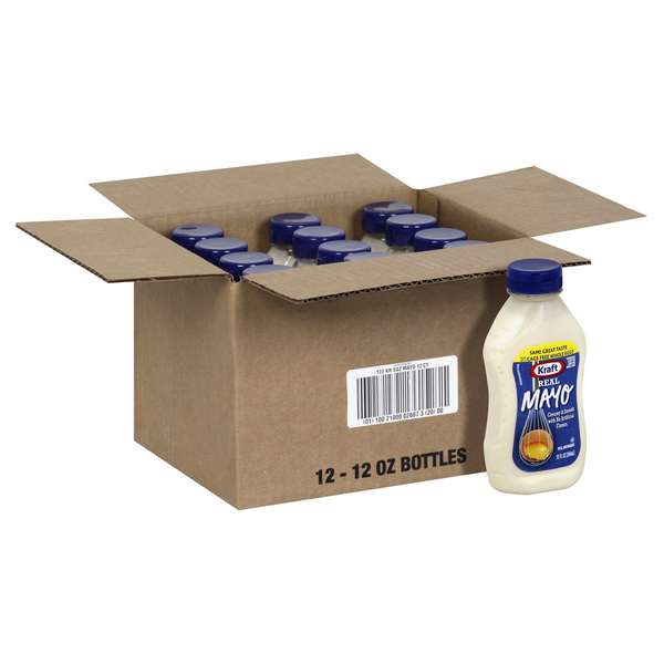 Kraft Kraft Mayonnaise Squeeze Bottle 12 oz., PK12 10021000026873